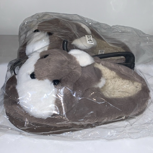 GREY RABBIT SLIPPERS - Picture 4 of 4